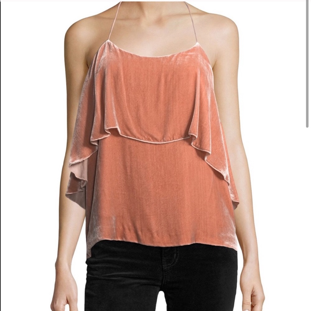 ALICE + OLIVIA Velvet Top